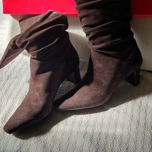 Talbots Brown Suede Boots size 10
